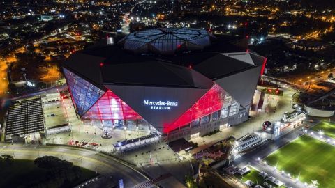 Estadio Mercedes Benz-Arena en Atlanta.