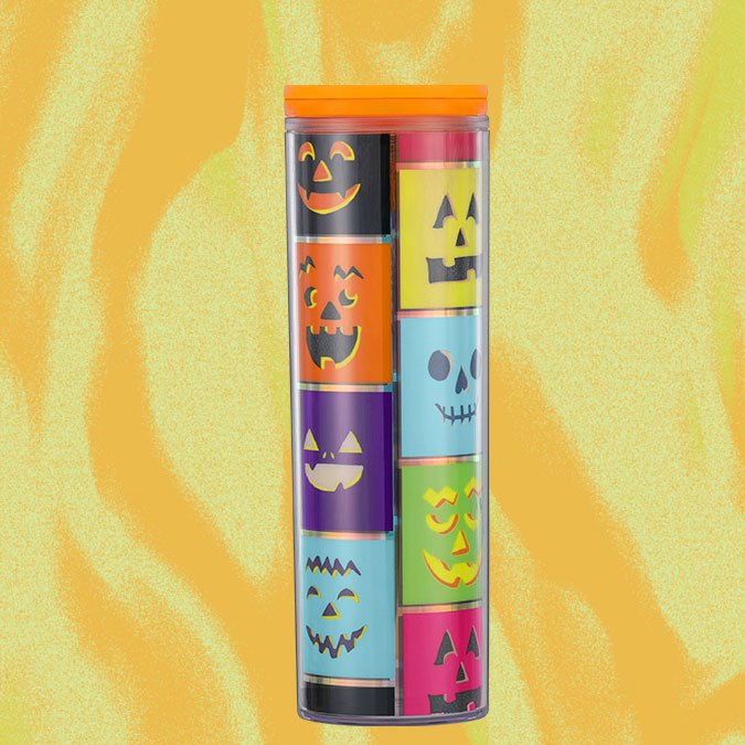 Vaso con forma de Jack O' Lantern multicolor (16 oz)