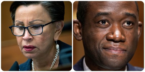 Nydia Velazquez y Wally Adeyemo