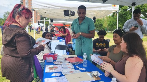 Durante el evento se brindó valiosa información para combatir la diabetes.