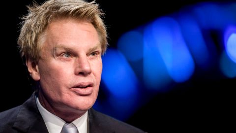 Michael S. Jeffries, chairman and CEO of Abercrombie & Fitch, speaks at the annual National Retail Federation conference Tuesday, Jan. 13, 2009 in New York. (AP Photo/Mark Lennihan)