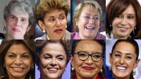 Todas se convirtieron en la primera mujer en ser presidenta de su país.