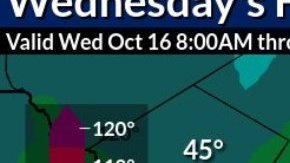 Día atípicamente frío en el área triestatal.