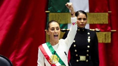 Claudia Sheinbaum dijo en su discurso que seguirá con algunas políticos de AMLO.