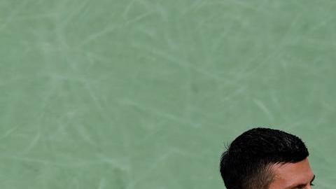 Novak Djokovic durante el Masters 1.000 de Shangai.