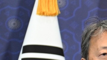 El primer viceministro de Asuntos Exteriores de Corea del Sur, Kim Hong-kyun, el viceministro de Asuntos Exteriores de Japón, Masataka Okano, y el subsecretario de Estado de Estados Unidos, Kurt Campbell.