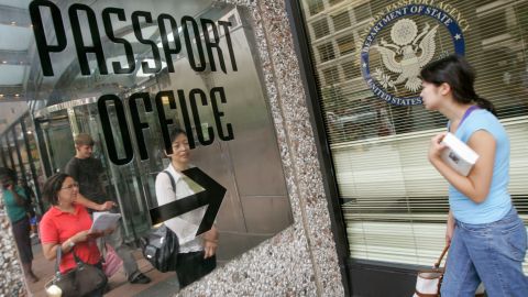 Oficina para renovar pasaporte estadounidense en Washington