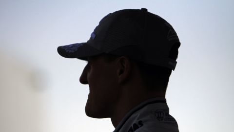 Michael Schumacher durante el Gran Premio de Baréin de 2010.