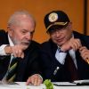 El presidente de Brasil, "Lula" da Silva, junto a su par de Colombia, Gustavo Petro.