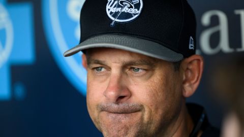 Aaron Boone manager de los Yankees.