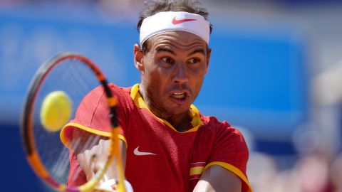 Rafael Nadal durante los Juegos Olímpicos de París 2024.