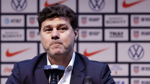 Mauricio Pochettino durante su presentación como DT de Estados Unidos.