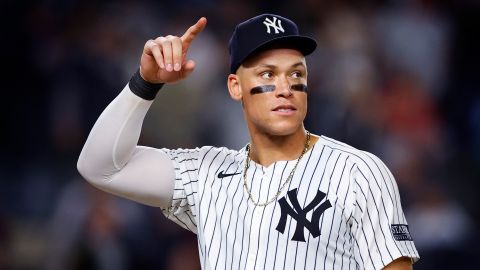 Aaron Judge durante la serie ante Baltimore Orioles.