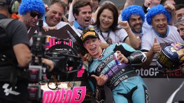 Piloto colombiano David Alonso se coronó campeón mundial de Moto3 en Japón