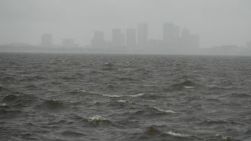 Lluvia por huracán Milton in Tampa, Florida