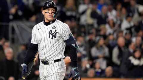 Aaron Judge no ha tenido una buena postemporada.