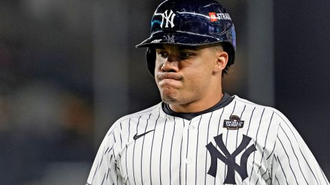 Juan Soto no ha podido ayudar a los Yankees en la Serie Mundial.