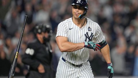 Giancarlo Stanton jugador de los Yankees.