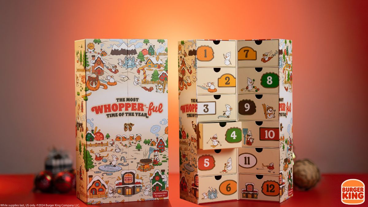 Descubre el Calendario de Adviento de Burger King 12 sorpresas