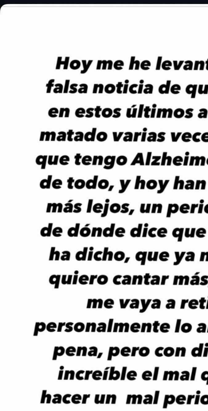 Julio Iglesias criticó al periodista que habló sobre su supuesto retiro.