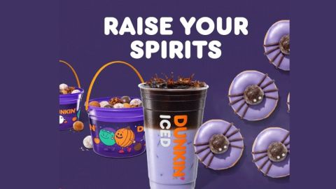 Descubre lo nuevo del menú de Dunkin para Halloween.