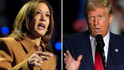 Harris lidera en Míchigan y en Wisconsin, mientras que Trump empata en Pensilvania.