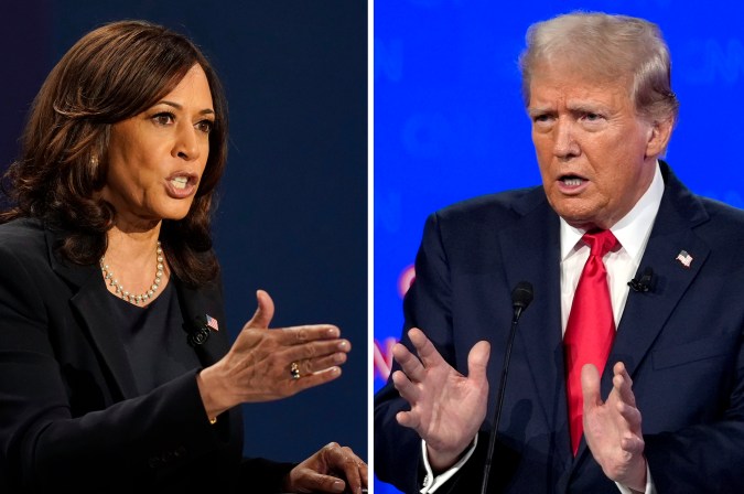 Kamala Harris y Donald Trump.