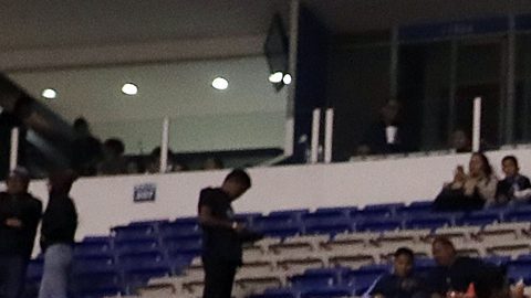 México vs. Valencia fans.