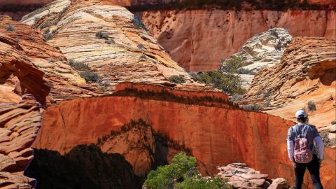 La víctima practicaba barranquismo en el Parque Nacional Zion cuando se cayó.