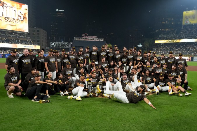 Celebración de San Diego Padres.