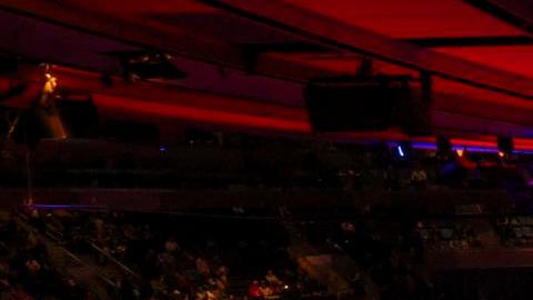 El expresidente estadounidense y candidato presidencial republicano Donald Trump habla durante un mitin en el Madison Square Garden de Nueva York, Nueva York, EE.UU., 27 de octubre de 2024.