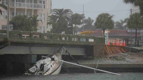 El huracán Milton tocó tierra en Florida este miércoles.