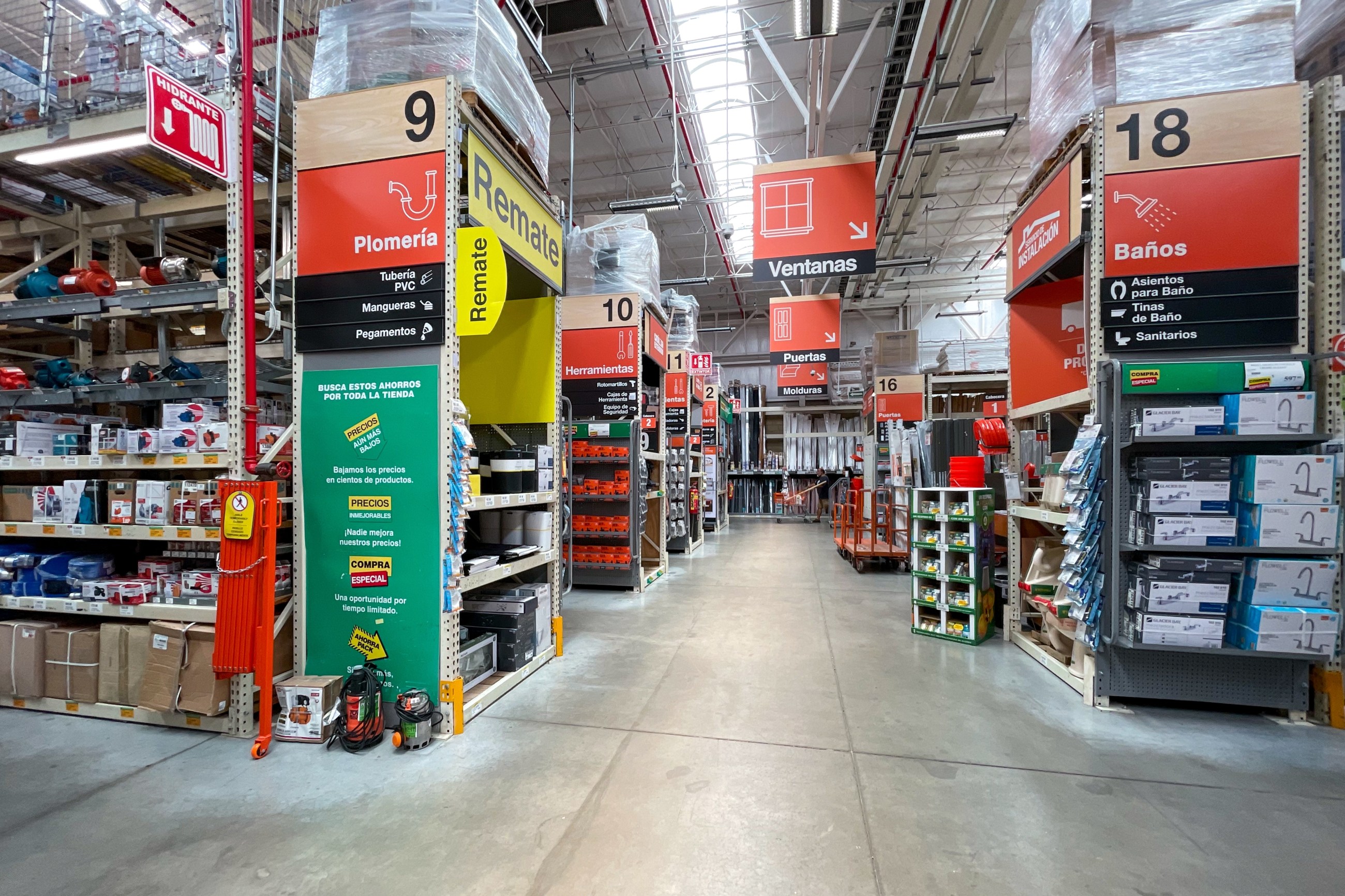 Exhibición Promocional De Home Depot