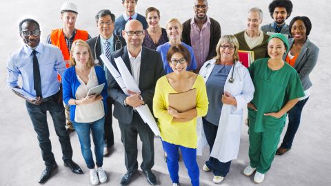 Diverse,Multiethnic,People,With,Different,Jobs
