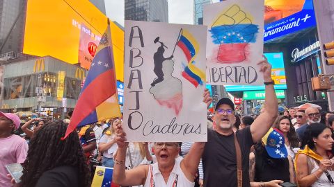 Desde el pasado mes de julio los venezolanos en Nueva York se han movilizado varias veces exigiendo la intermediación de la comunidad internacional por las violaciones a los Derechos Humanos que enfrenta la nación suramericana