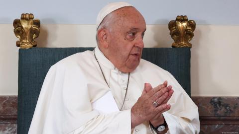 El Papa envió un mensaje a través de un video a Monseñor Luis Argüello de Valladolid.