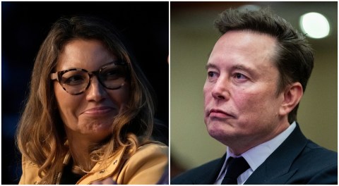Rosangela da Silva dijo "Fuck you" a Elon Musk durante un discurso.