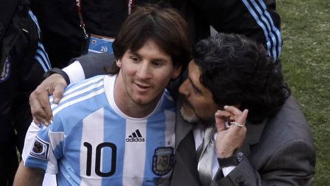 Messi le dedicó sentido mensaje a cuatro años de la muerte de Maradona