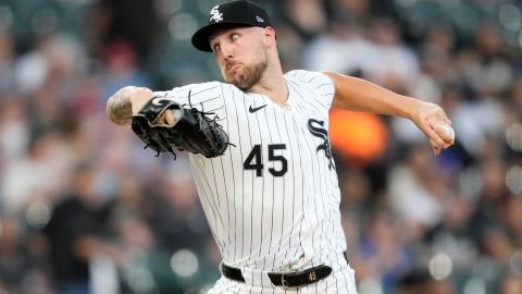 Garrett Crochet durante un encuentro ante Oakland Athletics.