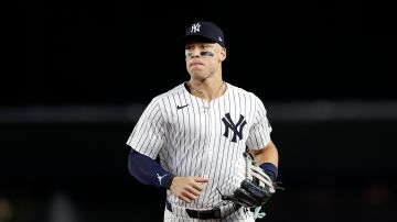 Aaron Judge es el jardinero central de los Yankees.