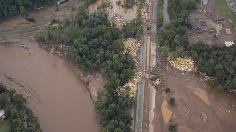 Inundación por huracán Helene en Tennessee