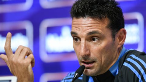 Lionel Scaloni habló a la prensa antes del encuentro ante Paraguay.