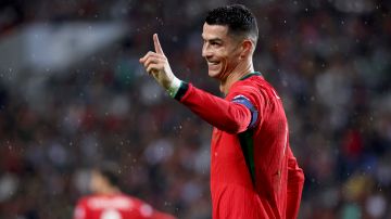 Cristiano Ronaldo durante el encuentro ante Polonia.