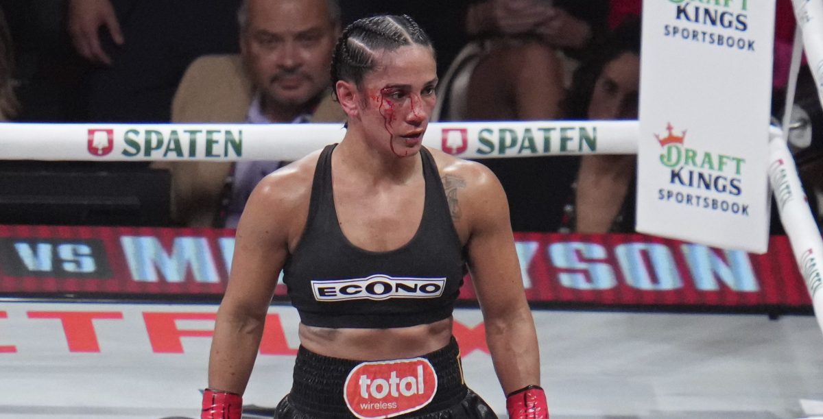 Así le quedó el rostro a Amanda Serrano tras perder ante Katie Taylor