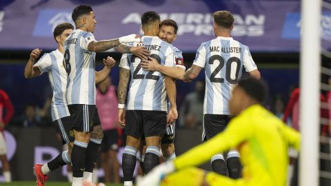 Gol de Lautaro Martínez dio triunfo a Argentina ante Perú