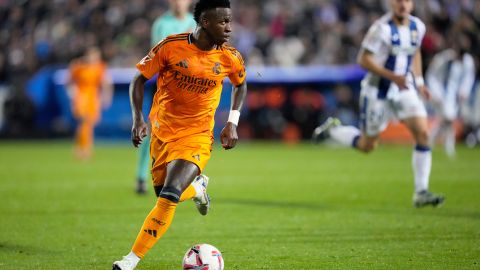 Vinícius Jr. durante el partido ante Leganés.