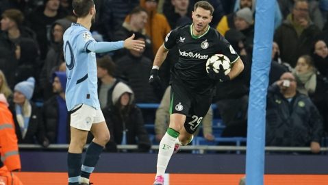 Manchester City sigue sin victoria: Igualó por Champions League ante Feyenoord