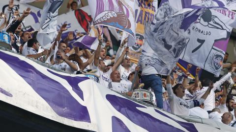 Hinchas del Real Madrid. Imagen referencial.