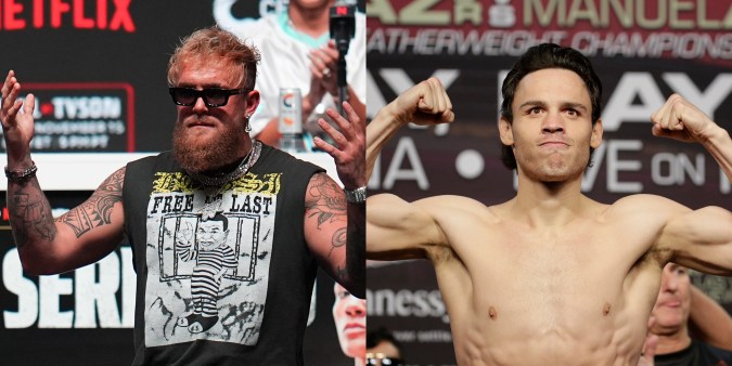 Julio César Chávez Jr. y Jake Paul.