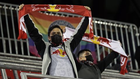 Fans de New York Red Bulls.